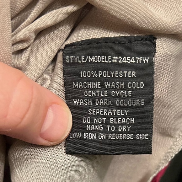 INC International Concepts Striped Long Sleeve Top - Size Medium 🌈 - Picture 5 of 6